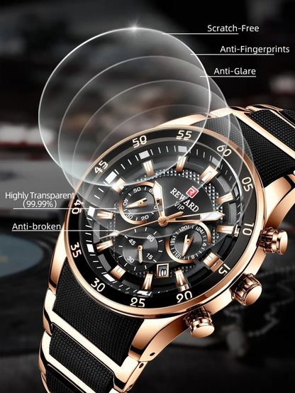 Reward VIP Men’s Luxury Sport Chronograph Watch – RD81011M