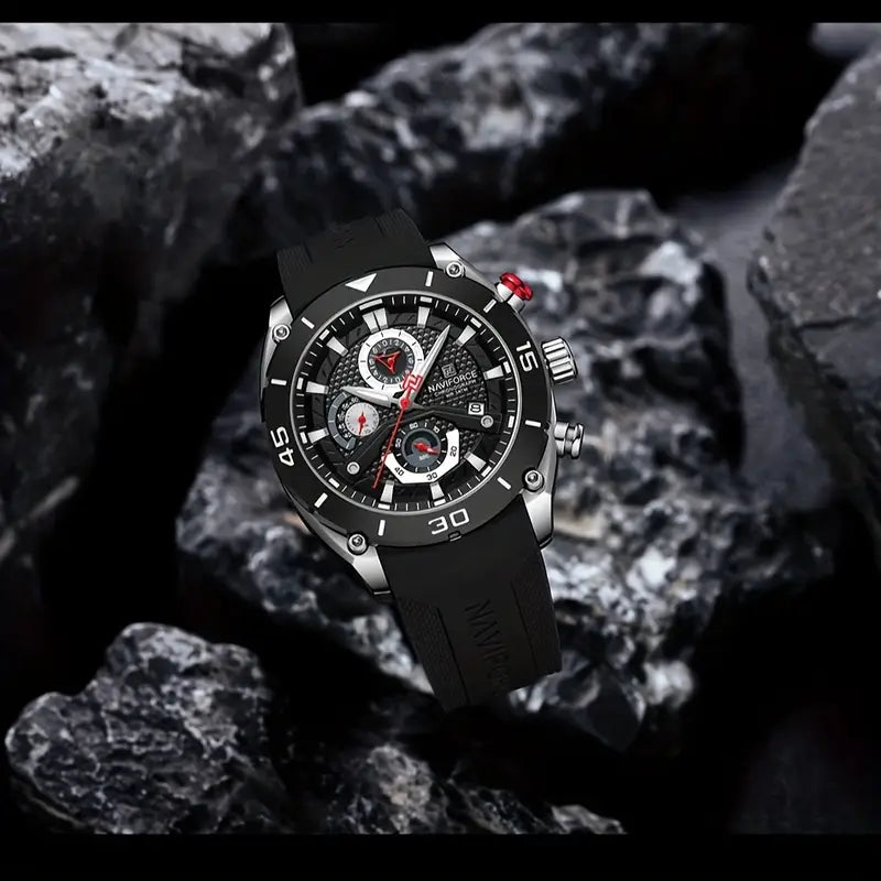 Elegant Men's Sport Chronograph Durable Watch