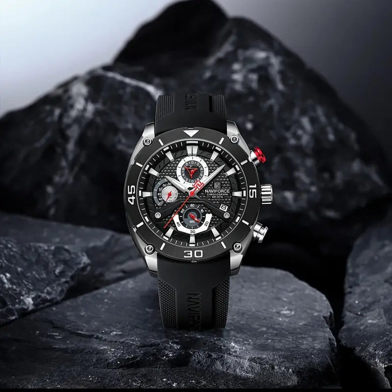 Elegant Men's Sport Chronograph Durable Watch