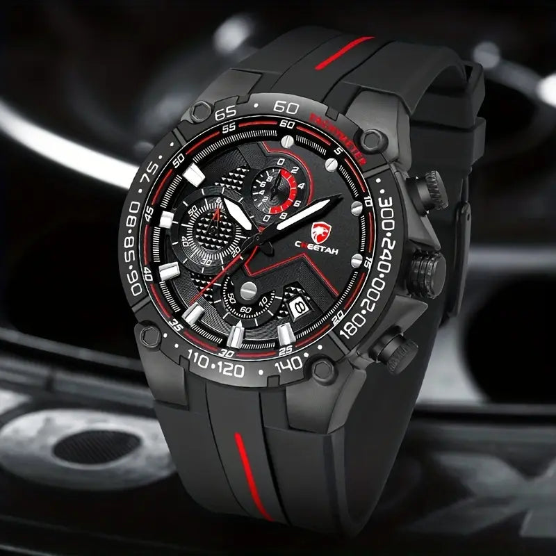 Classy Men's Sport Chronograph Sturdy Watch